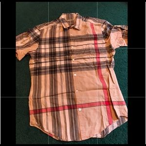 Burberry Brit Short Sleeve Button Down Shirt